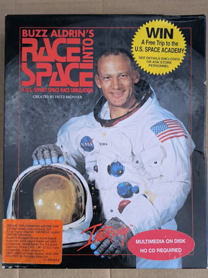 Buzz Aldrin's Race Into Space PC like new, complete in box