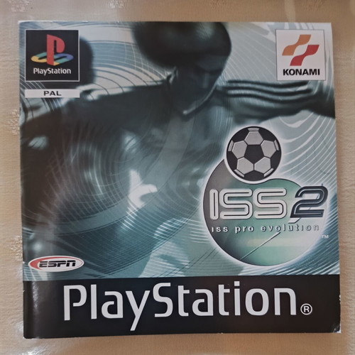 ISS Pro Evolution 2 PS1 game, PAL, retro sports