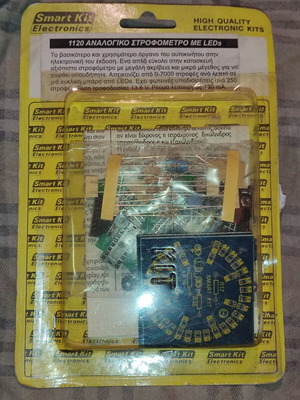 Smart Kit No.1120 analog tachometer with LED, new