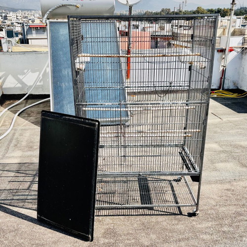 Large aviary cage for parrots like new with Bangminda cover