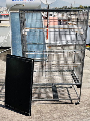 Large aviary cage for parrots like new with Bangminda cover