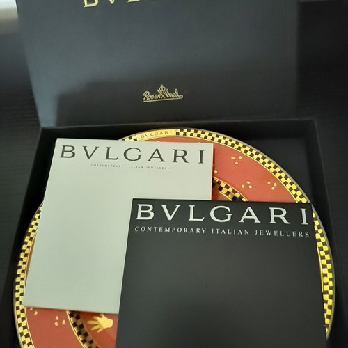 Bvlgari Rosenthal collectible plate, porcelain 18.5cm, new