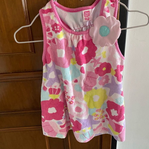 Cotton dress 12M like new, suitable for sea
