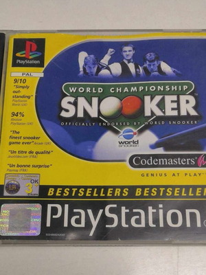 World Championship Snooker PlayStation 1 употребяван