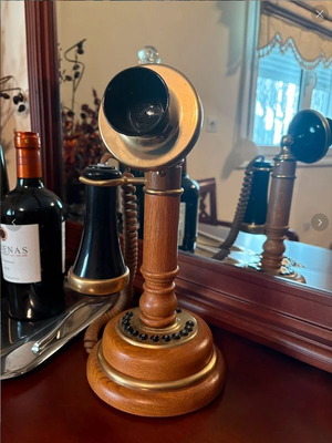 Antique Wooden Telephone like new