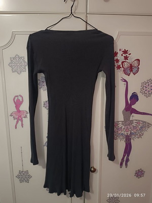 Zara dress dark gray like new