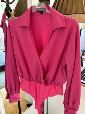 Lola May Assos pink bodysuit like new, size S