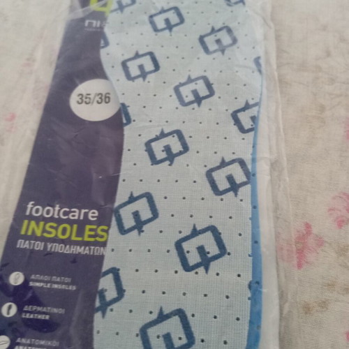 Shoe insoles, size 35/36, unused