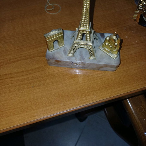 Eiffel Tower souvenir figurine like new from Paris