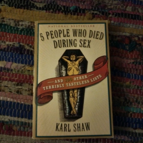 Book 5 People Who Died During Sex used