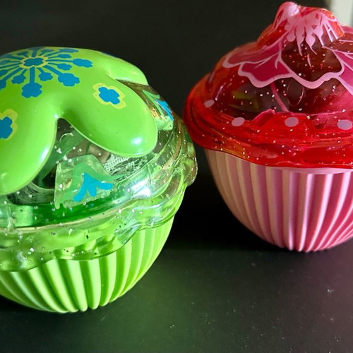Cup Cake dolls used, set of 2