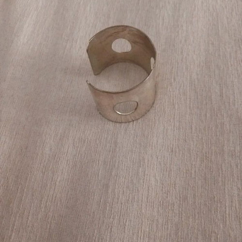 Silver handcuffs like new with design