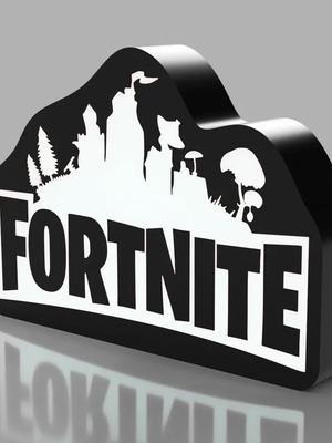 Fortnite Desk Sign new 3D printed decorative for gamers
