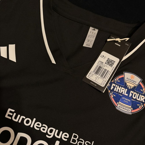 Adidas Game Elite basketball jersey, small, black/white