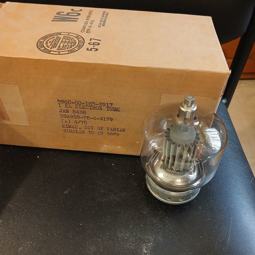 Vacuum tube JAN-8438 EIMAC 400W new, made in USA