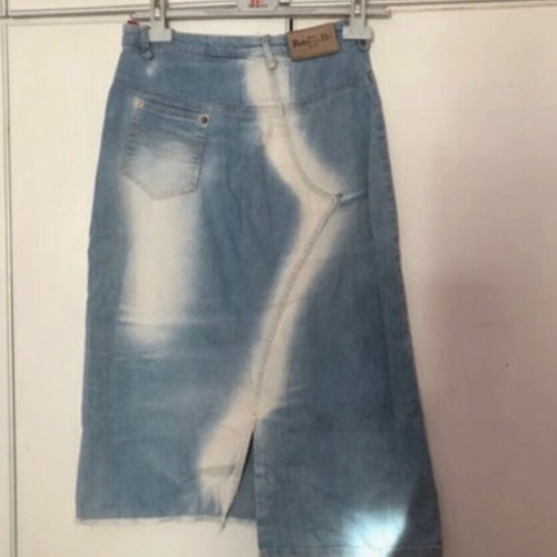 Rebecca Blu asymmetrical denim skirt like new, thin fabric, size S