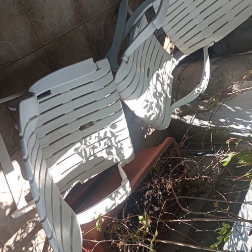 Garden chairs folding used, good quality