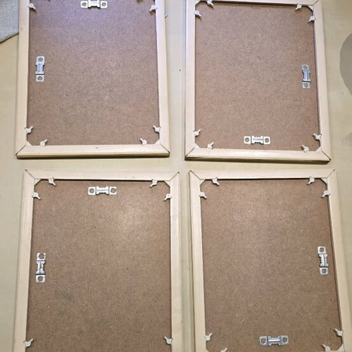 Set of 4 Seaside Themed Frames used with broken glass