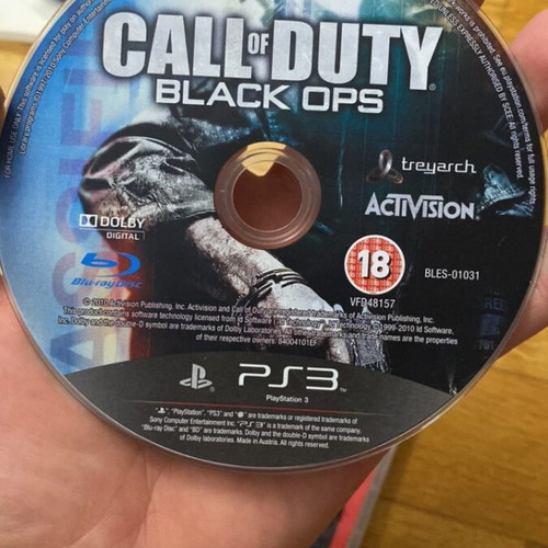 Call of Duty Black Ops PS3 game used, without case