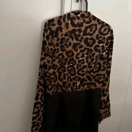 Leopard dress new, mini, thin fabric, Shein