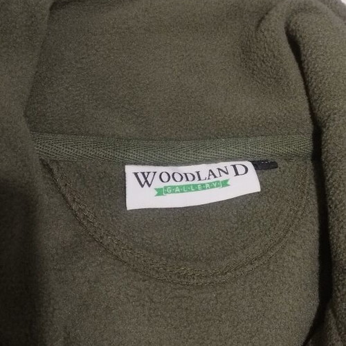 Woodland fleece jacket size Medium like new, green