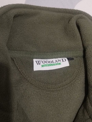 Woodland fleece jacket size Medium like new, green