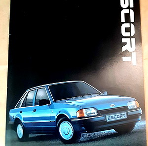 ΔΙΑΦΗΜΙΣΤΙΚΟ ΦΥΛΛΑΔΙΟ - ΜΠΡΟΣΟΥΡΑ ΓΙΑ ΤΟ FORD ESCORT ΜΟΝΤΕΛΟΥ 1986-1992