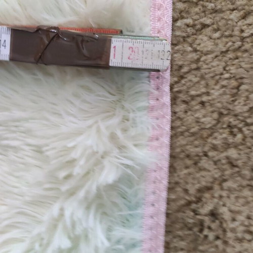 Fluffy multicolor rug like new 160x120 cm