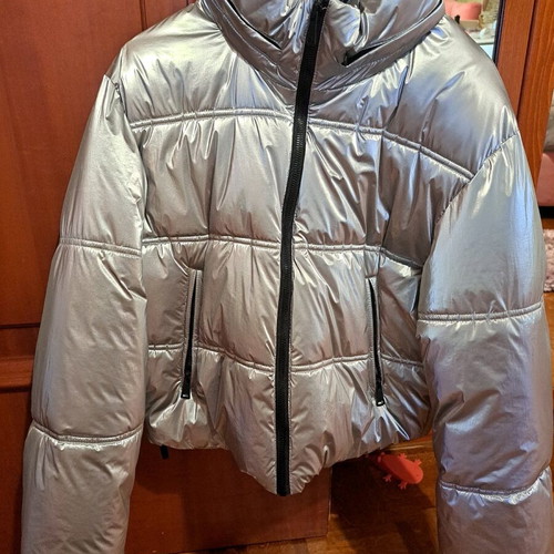 Zara silver jacket like new