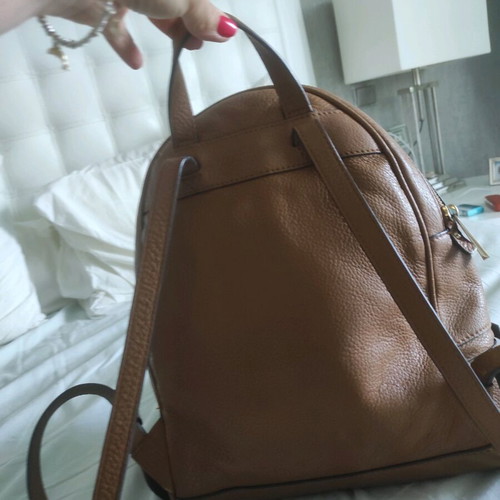 Michael Kors leather backpack bag like new