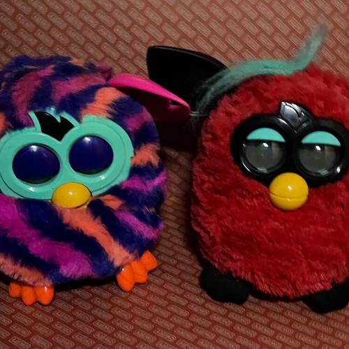Furby figures used, pack of 4