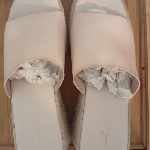 Platform sandals size 40 new, beige