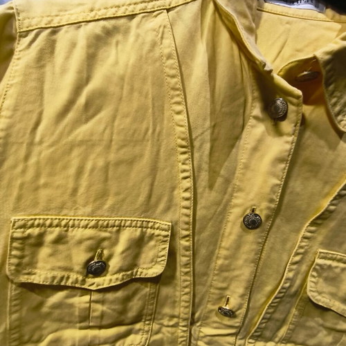 Hauber vintage yellow shirt like new