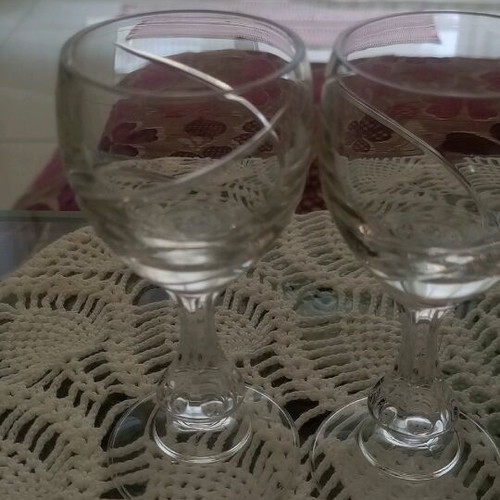 Klingenbrunn kristallglas liqueur glasses new, set of 2