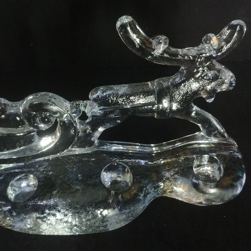 Kosta Boda Christmas Candlestick Bertil Vallien like new