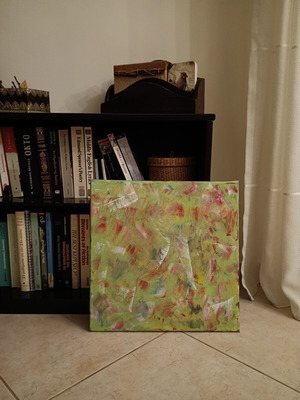 Canvas painting acrylics like new
