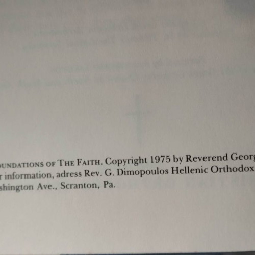 The Foundations of the Faith book used