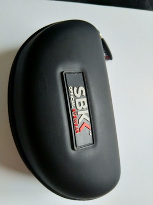 SBK Superbike Sunglasses like new, black and blue