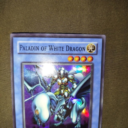 YuGiOh Paladin of White Dragon DR1-EN081 μεταχειρισμένο Super Rare Unlimited Edition