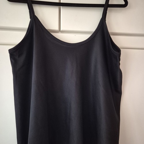 Black airy top Zara like new, size XL