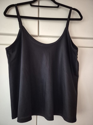 Black airy top Zara like new, size XL