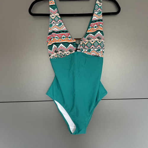 One-piece swimsuit new, size 36, green