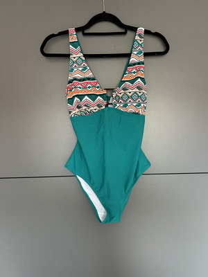 One-piece swimsuit new, size 36, green
