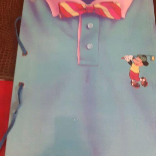 Mickey Mouse folder new, set of 2 with t-shirt and shirt designs