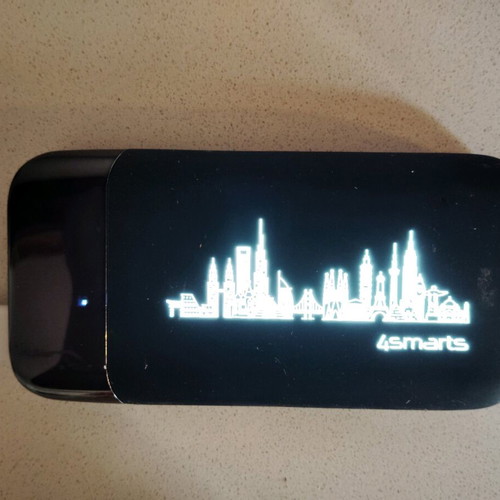 4smarts Power Bank VoltHub 8000 mAh with 2 USB ports like new, black