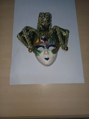 Venetian ceramic wall mask like new