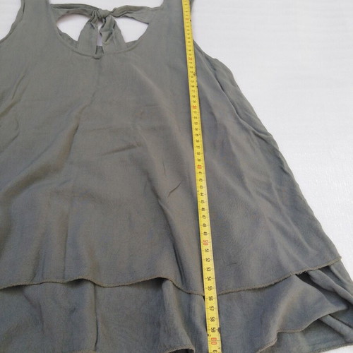 Strap top khaki used, size M
