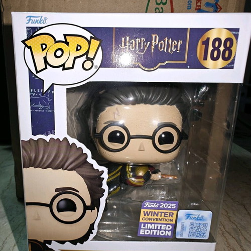 Funko Pop Harry Potter (Quidditch) #188 2025 Winter Convention Exclusive new