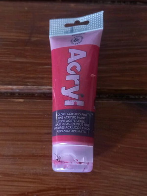Acrylic paint fuchsia, like new, full