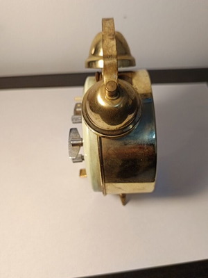 Five Rams table clock used, analog